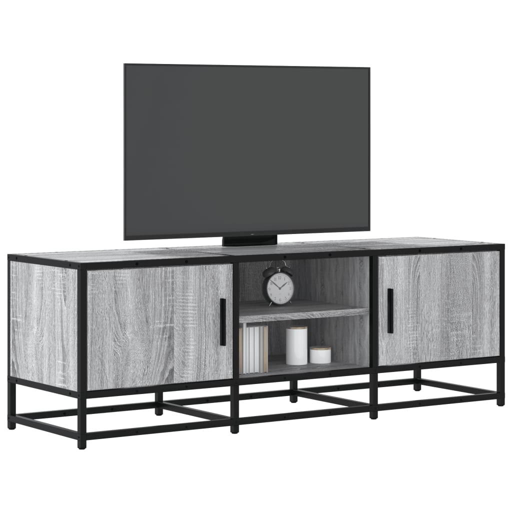 TV ormarić sivi Sonoma 120x35x41 cm Konstruirano drvo i metal