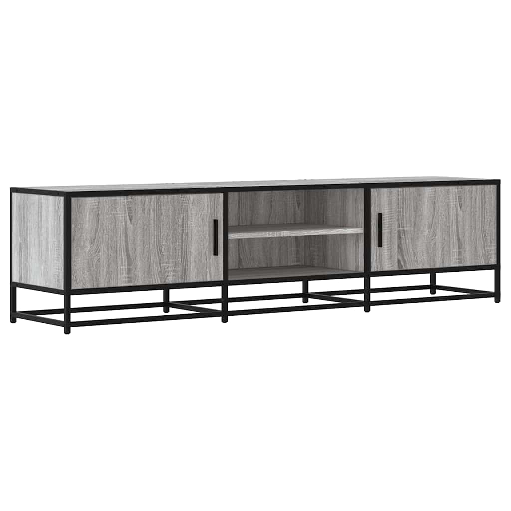 TV ormarić sivi Sonoma 160x35x41 cm Konstruirano drvo i metal