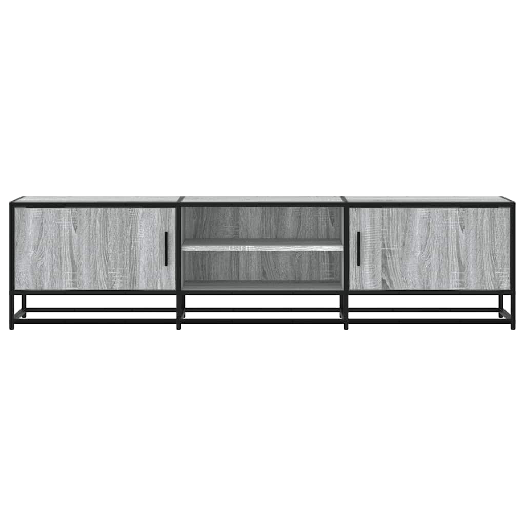 TV ormarić sivi Sonoma 160x35x41 cm Konstruirano drvo i metal