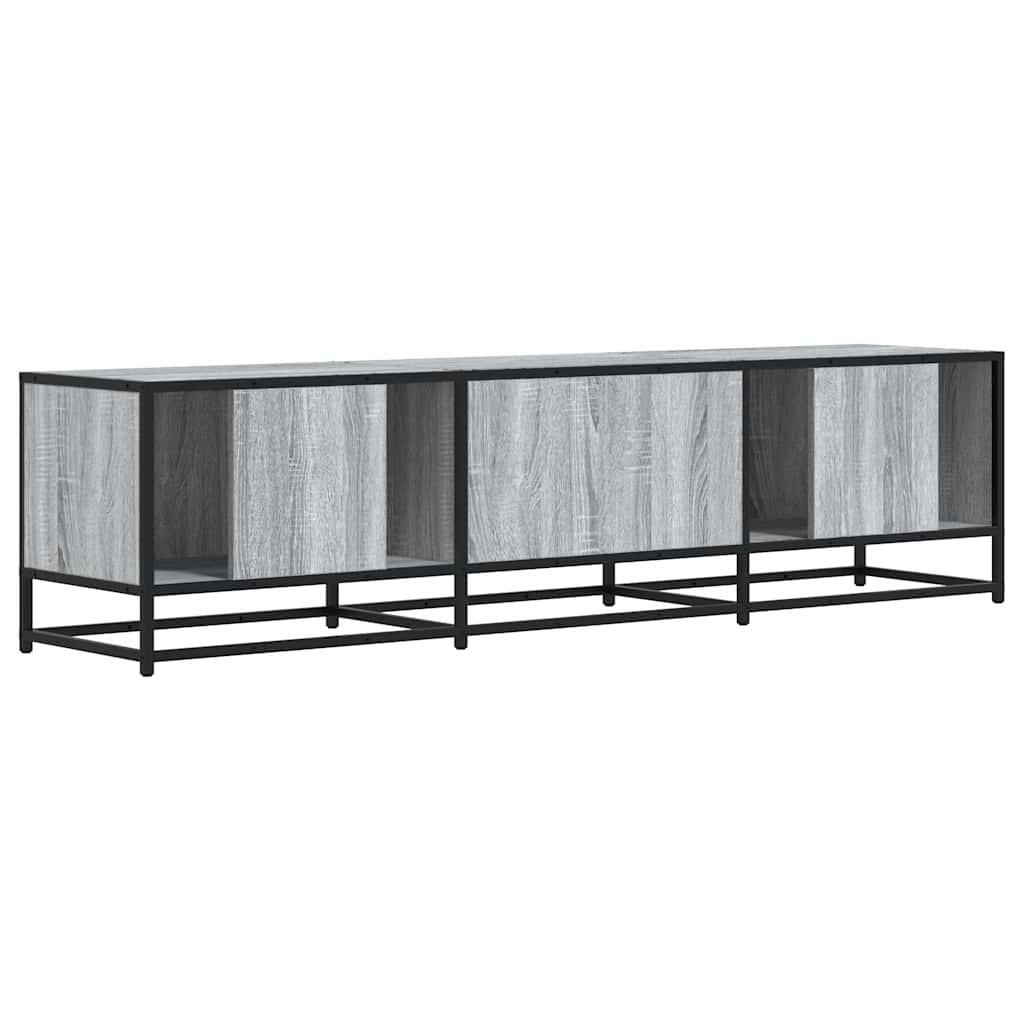 TV ormarić sivi Sonoma 160x35x41 cm Konstruirano drvo i metal
