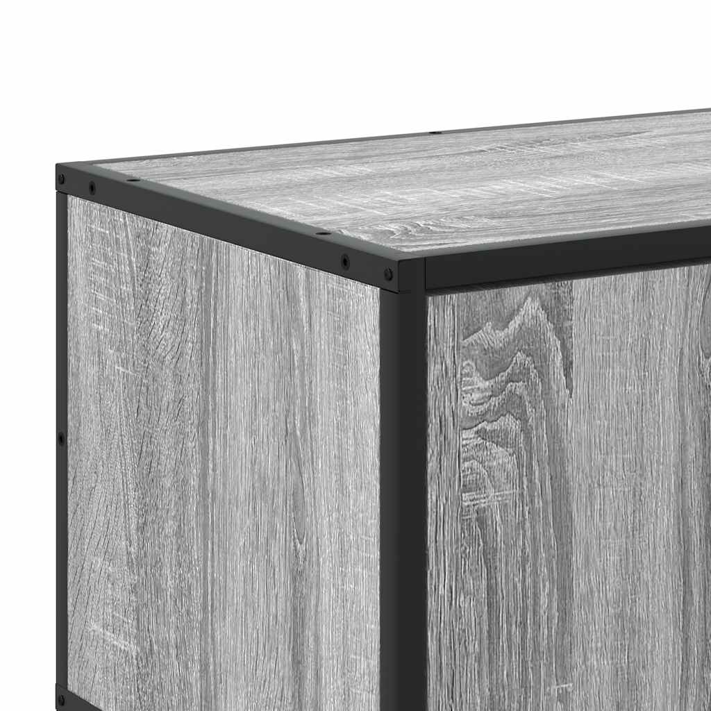 TV ormarić sivi Sonoma 160x35x41 cm Konstruirano drvo i metal