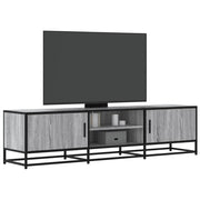 TV ormarić sivi Sonoma 160x35x41 cm Konstruirano drvo i metal