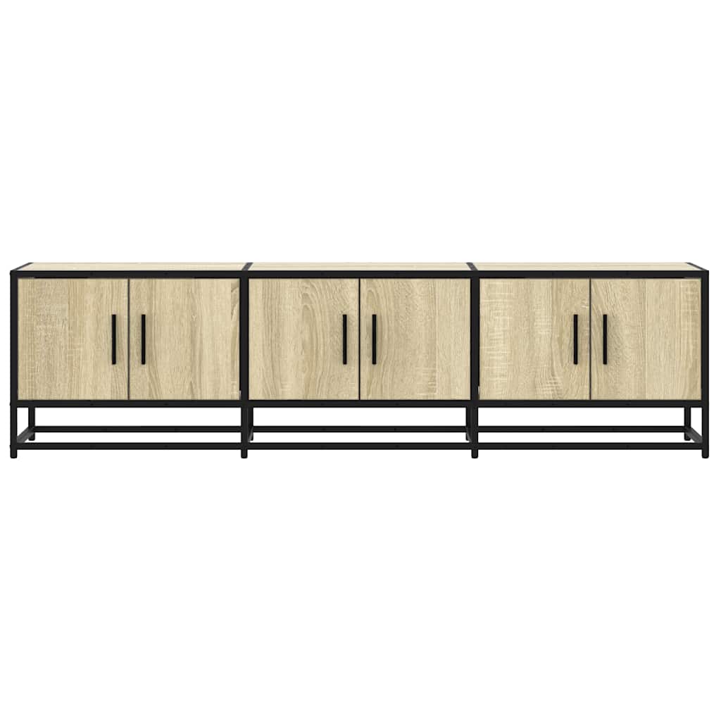 TV ormarić Sonoma hrast 150x35x41 cm Konstruirano drvo i metal