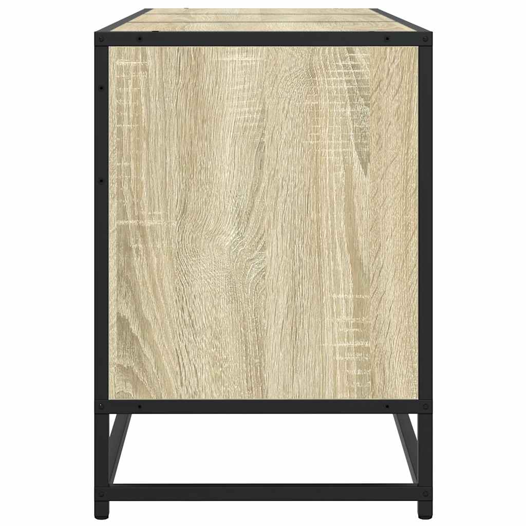 TV ormarić Sonoma hrast 150x35x41 cm Konstruirano drvo i metal