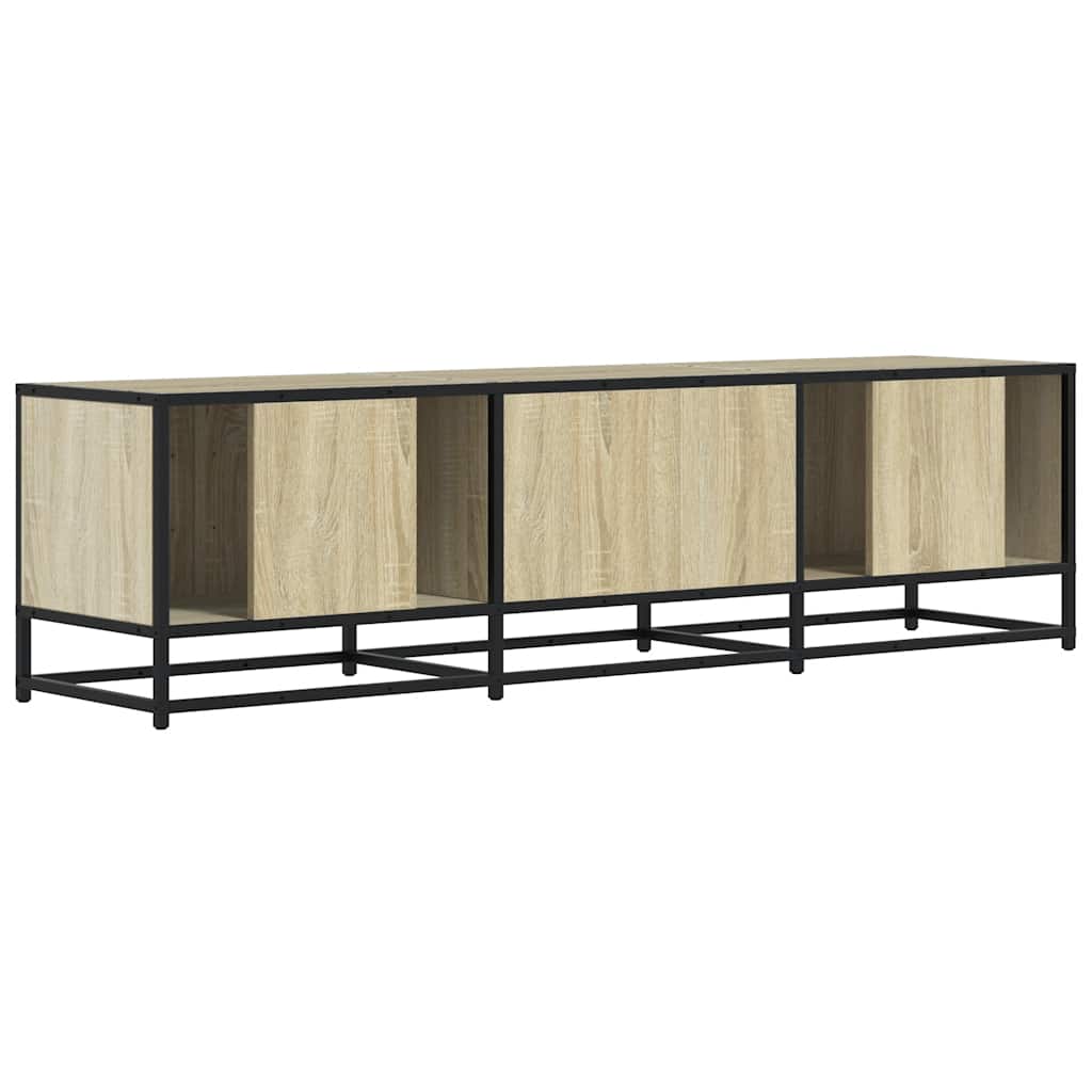 TV ormarić Sonoma hrast 150x35x41 cm Konstruirano drvo i metal
