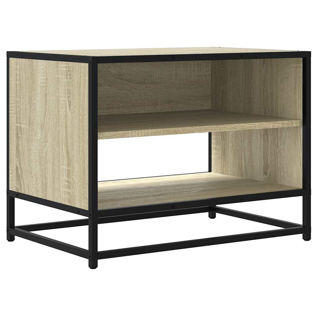 TV ormarić Sonoma hrast 61x40x46 cm Konstruirano drvo i metal