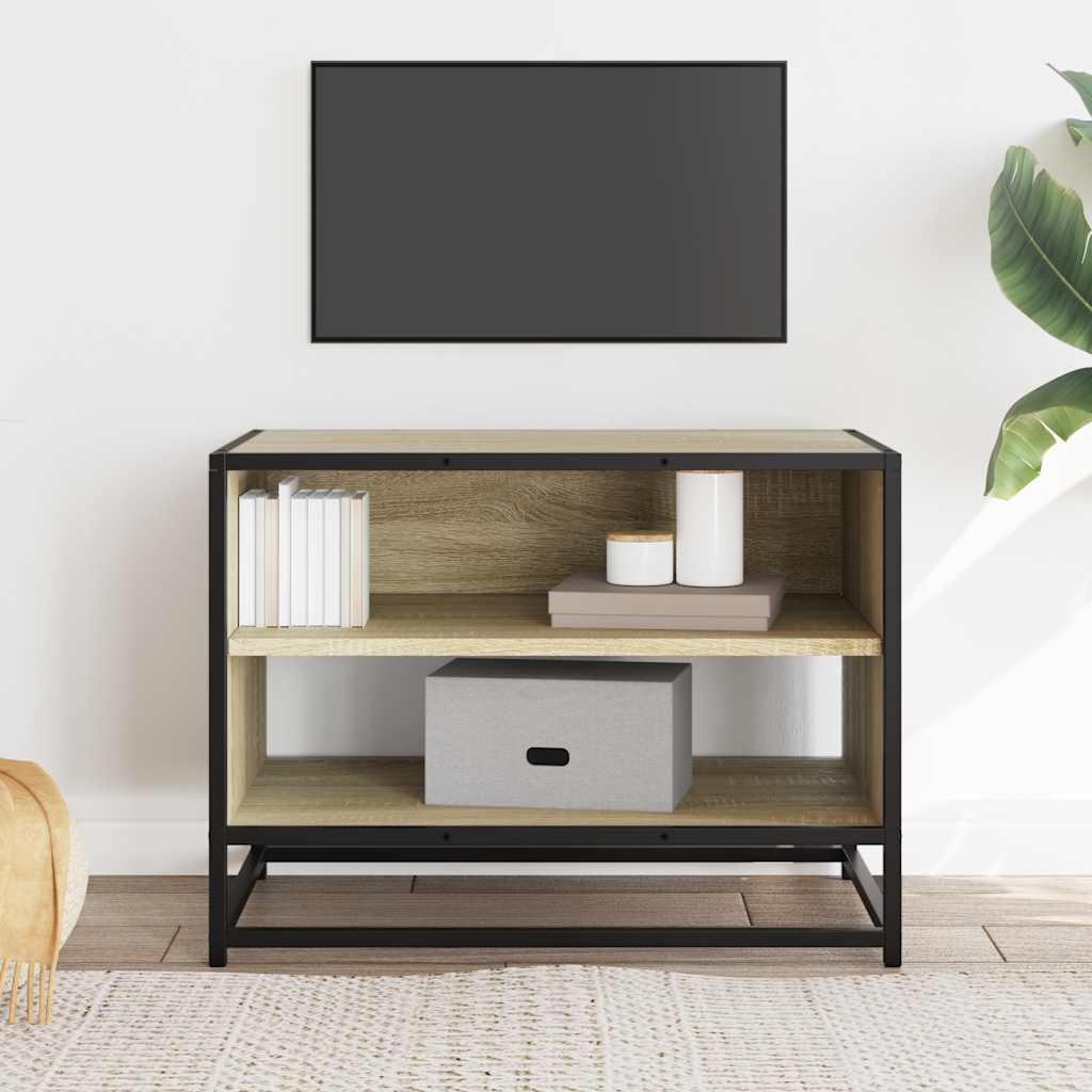 TV ormarić Sonoma hrast 61x40x46 cm Konstruirano drvo i metal