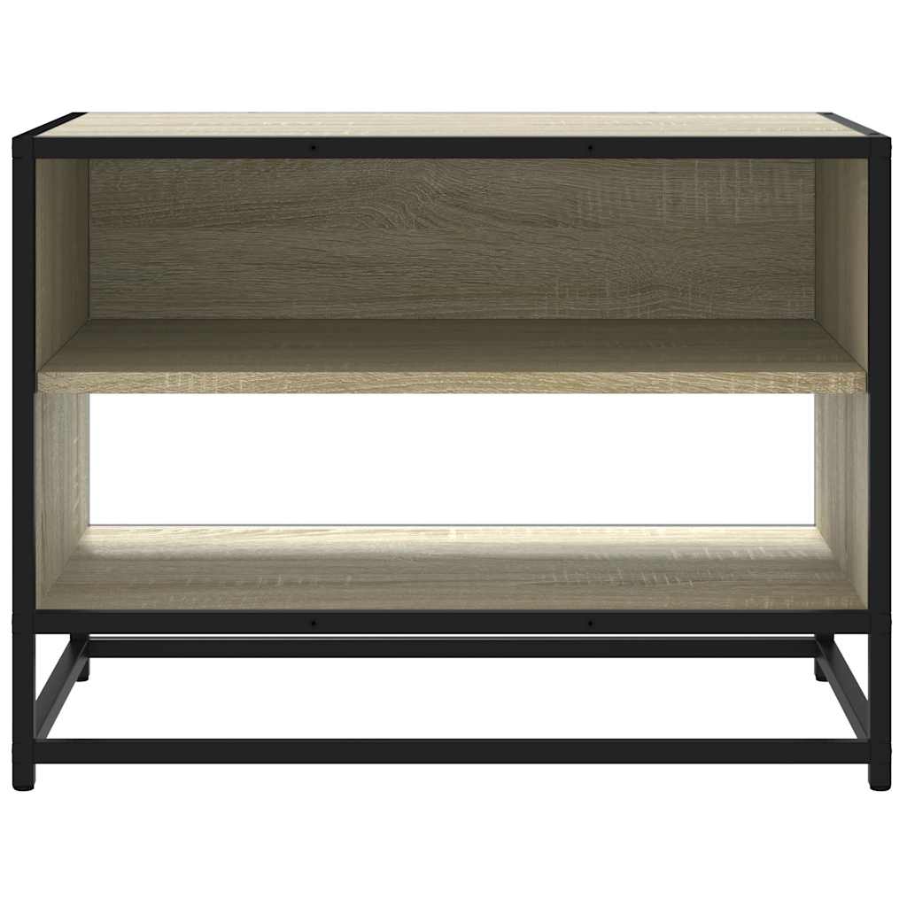 TV ormarić Sonoma hrast 61x40x46 cm Konstruirano drvo i metal