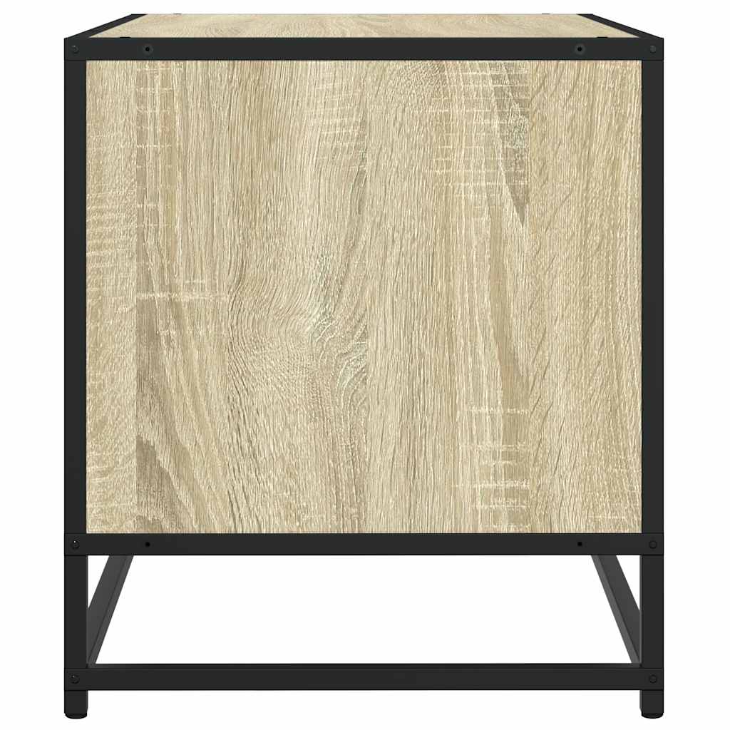 TV ormarić Sonoma hrast 61x40x46 cm Konstruirano drvo i metal