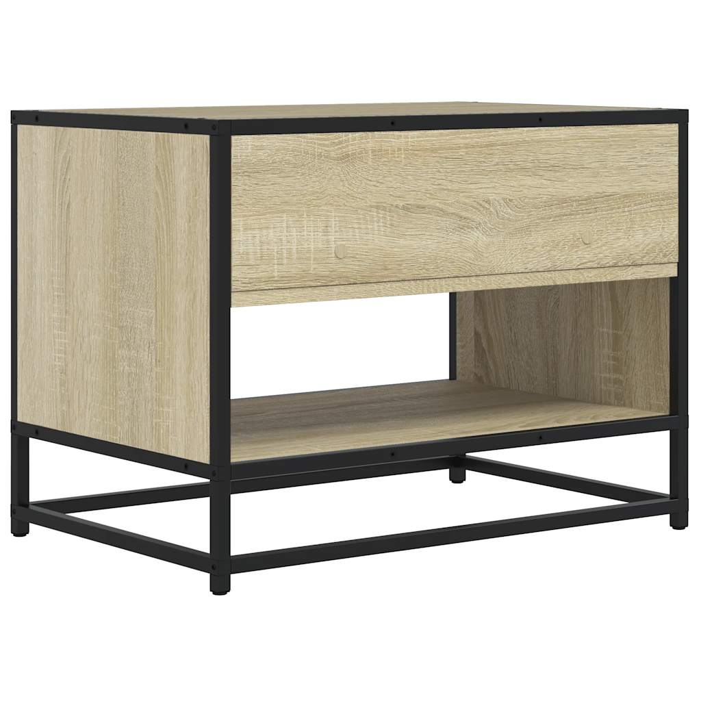 TV ormarić Sonoma hrast 61x40x46 cm Konstruirano drvo i metal