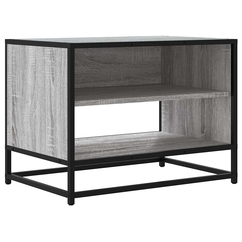 TV ormarić Sivi Sonoma 61x40x46 cm Konstruirano drvo i metal