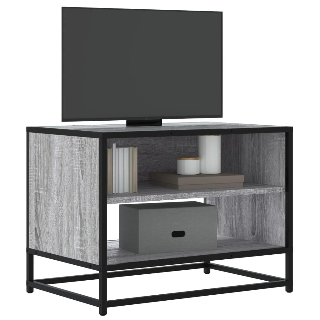 TV ormarić Sivi Sonoma 61x40x46 cm Konstruirano drvo i metal