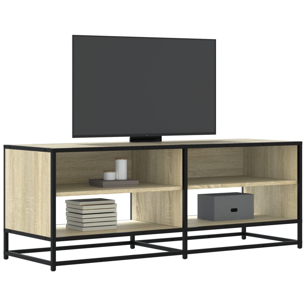 TV ormarić boja hrasta 120,5x40x46 cm konstruirano drvo