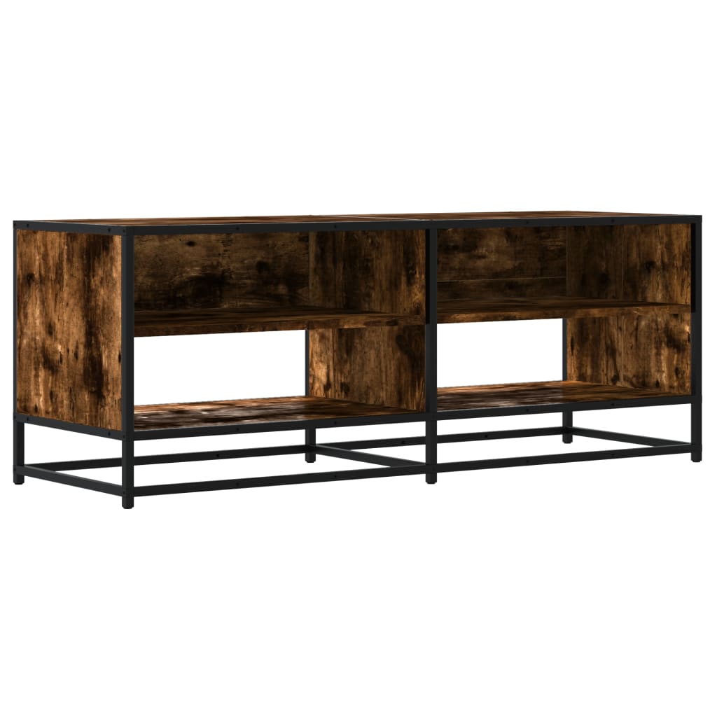 TV ormarić boja dimljenog hrasta 120,5x40x46 cm konstruirano