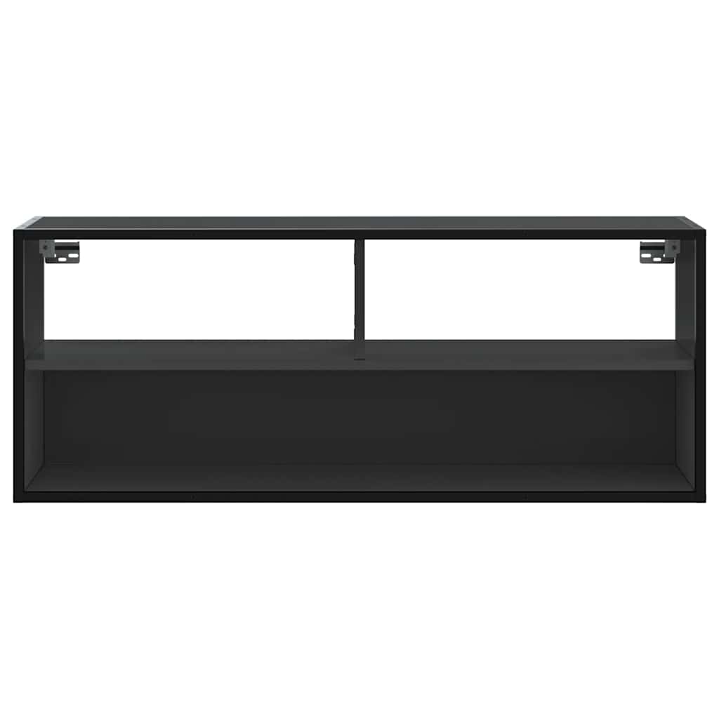 TV ormarić crni 100 x 31 x 39,5 cm konstruirano drvo i metal