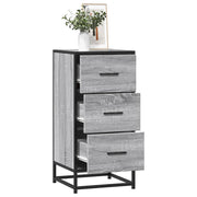 Komoda boja hrasta sonome 35,5x35x76 cm konstruirano drvo metal