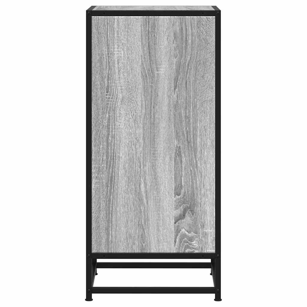 Komoda boja hrasta sonome 35,5x35x76 cm konstruirano drvo metal