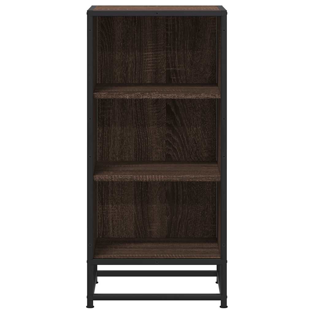 Komoda boja hrasta 35,5x35x76 cm konstruirano drvo i metal