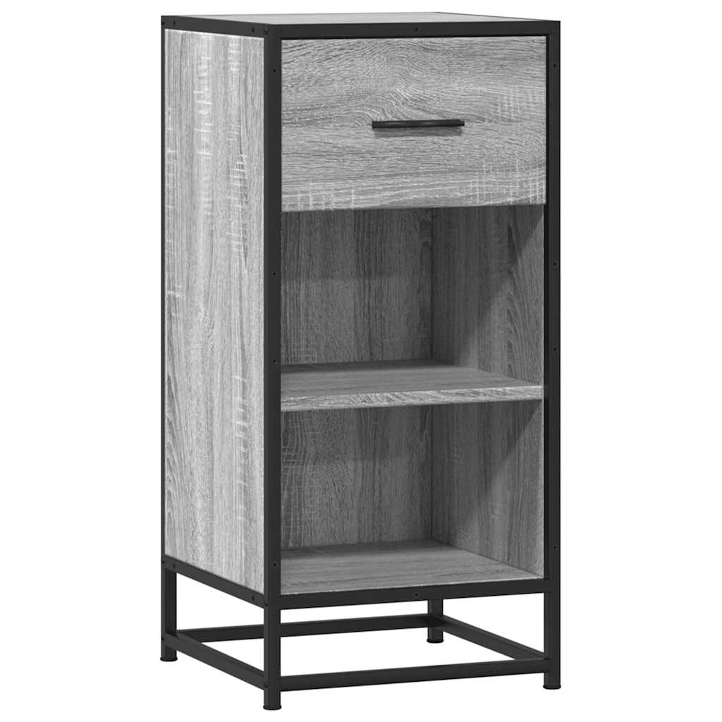 Komoda boja hrasta sonome 35,5x35x76 cm konstruirano drvo metal