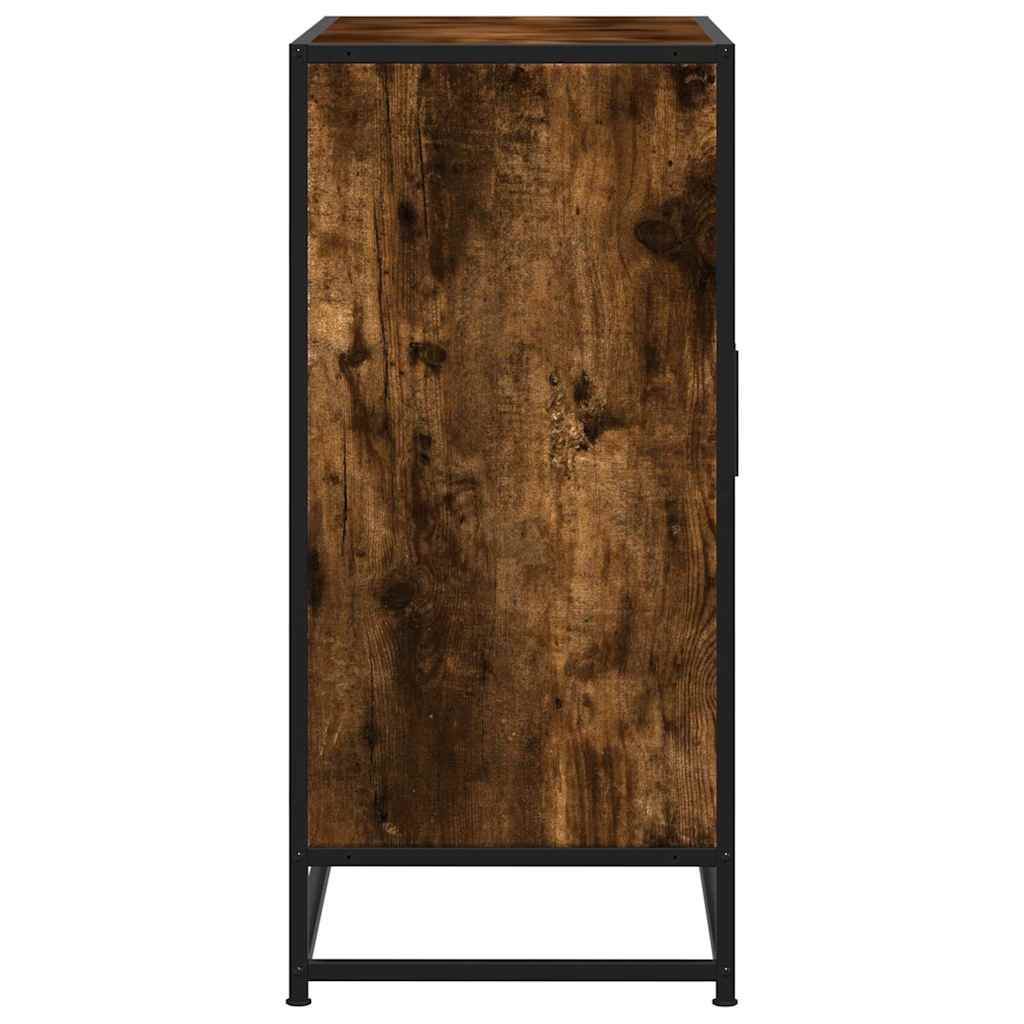 Komoda boja hrasta 68x35x76 cm konstruirano drvo i metal