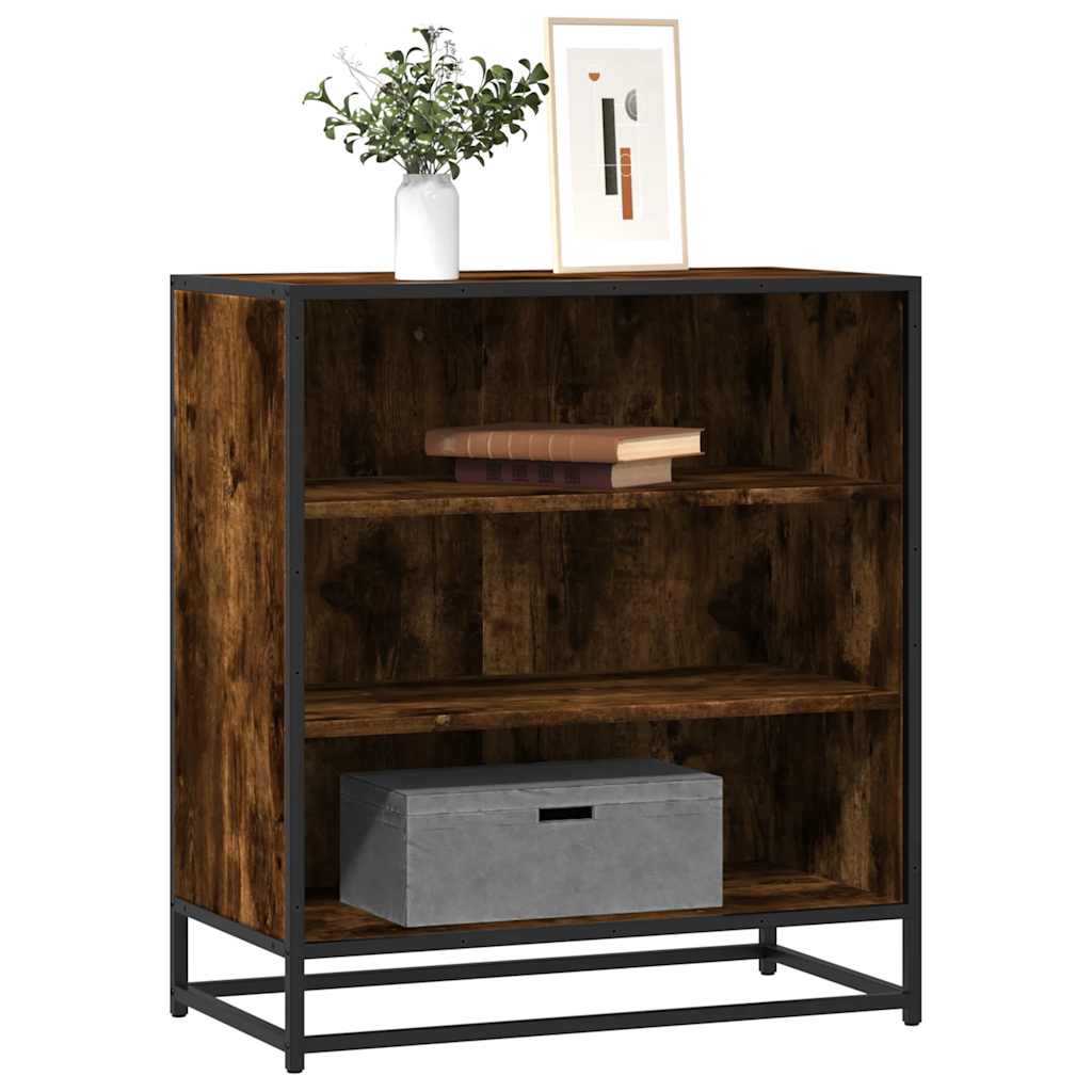 Komoda boja hrasta 68x35x76 cm konstruirano drvo i metal