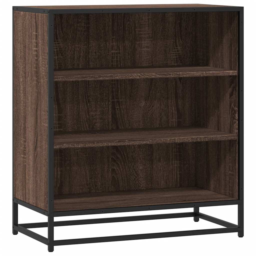 Komoda boja hrasta 68x35x76 cm konstruirano drvo i metal