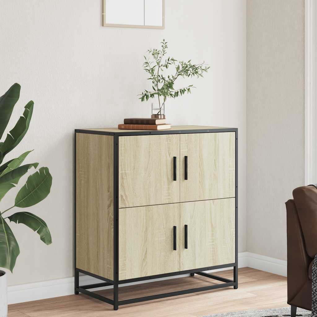 Komoda boja hrasta 68x35x76 cm konstruirano drvo