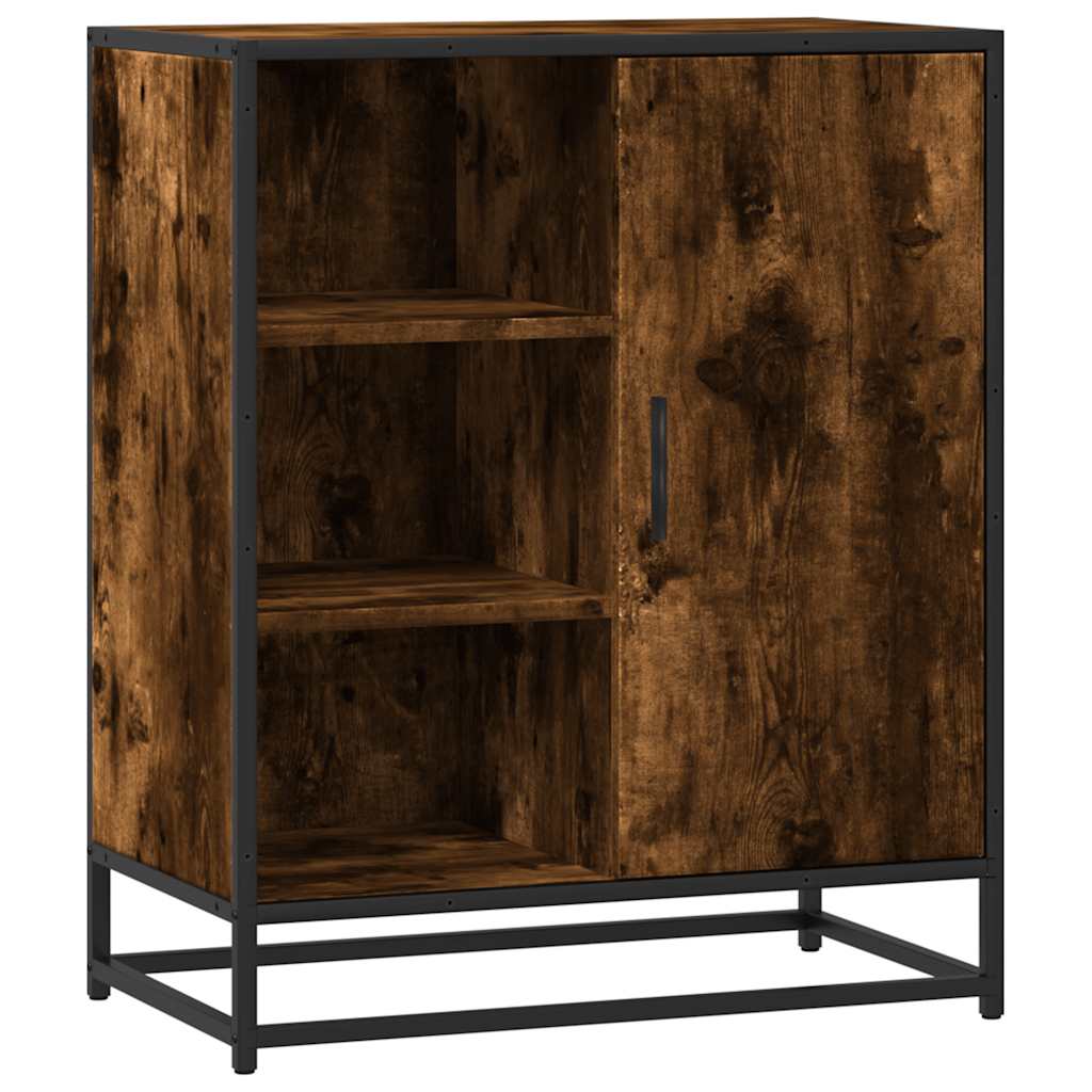 Komoda dimljeni hrast 62x35x76 cm konstruirano drvo