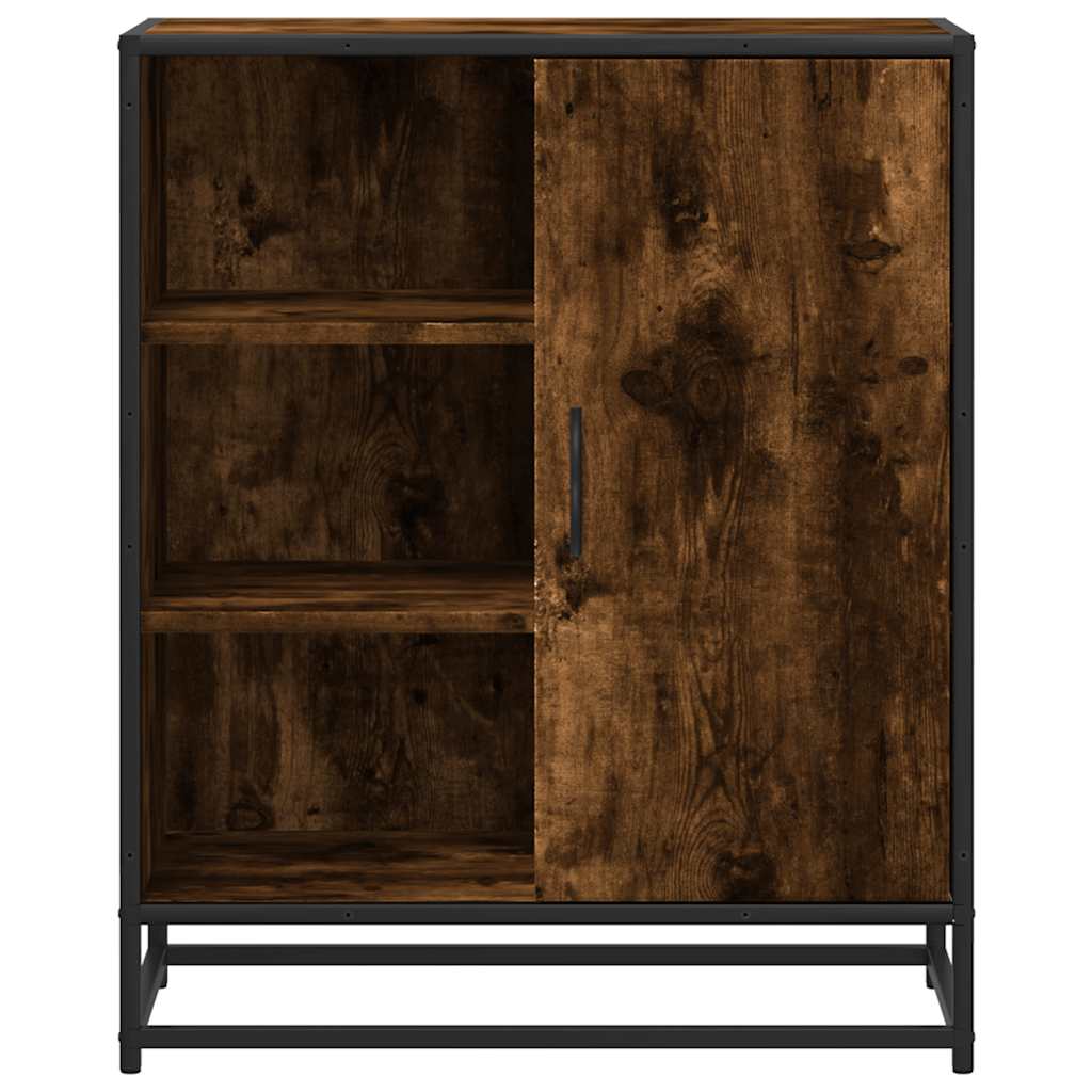Komoda dimljeni hrast 62x35x76 cm konstruirano drvo