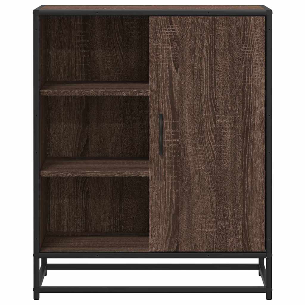 Komoda smeđi hrast 62x35x76 cm konstruirano drvo