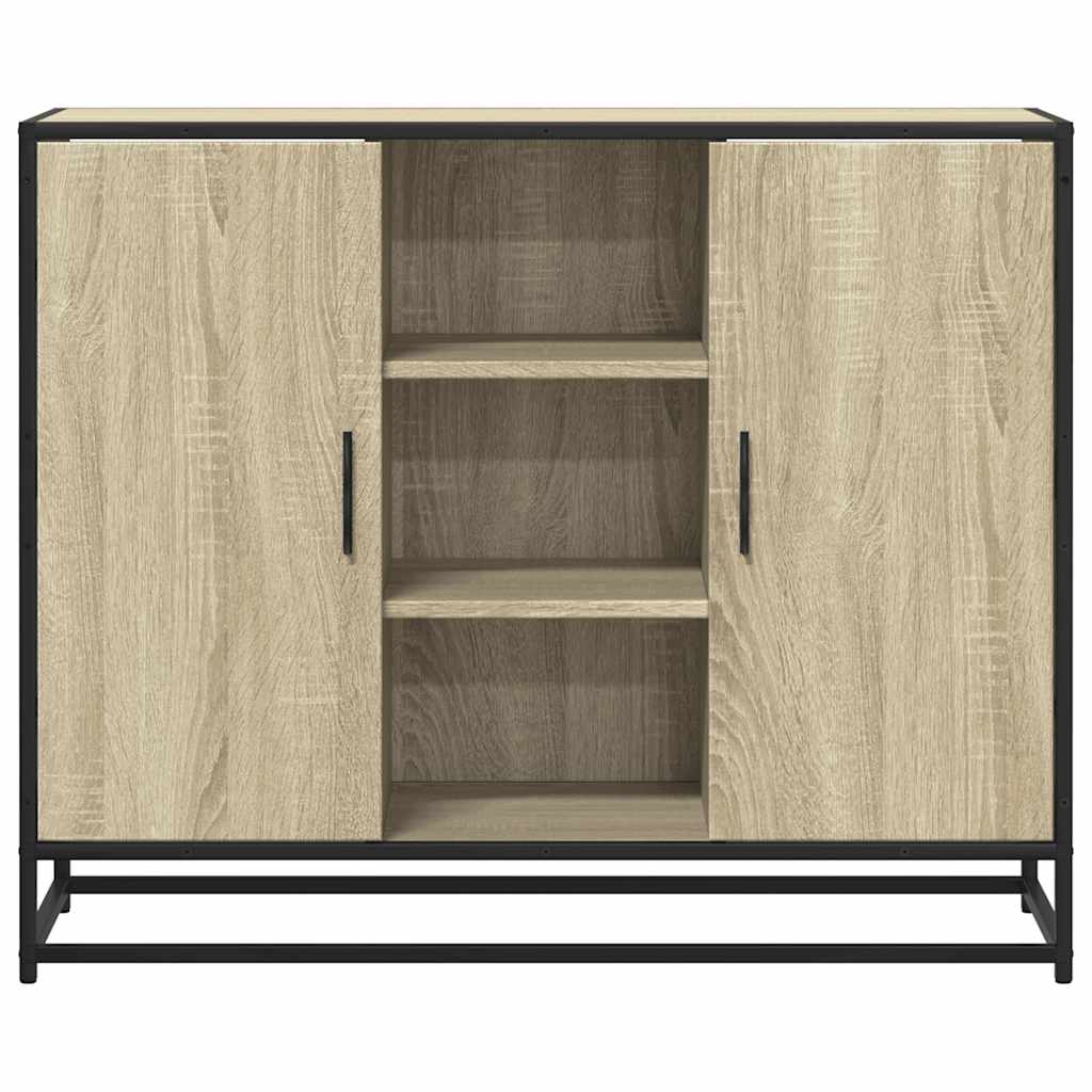 Komoda sonoma hrast 92x35x76 cm izrađeno drvo