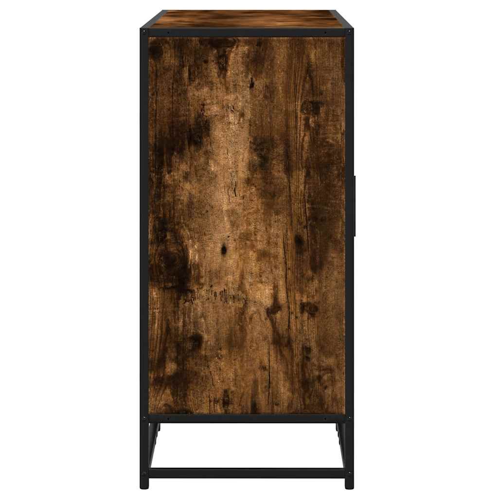 Komoda dimljeni hrast 92x35x76 cm konstruirano drvo