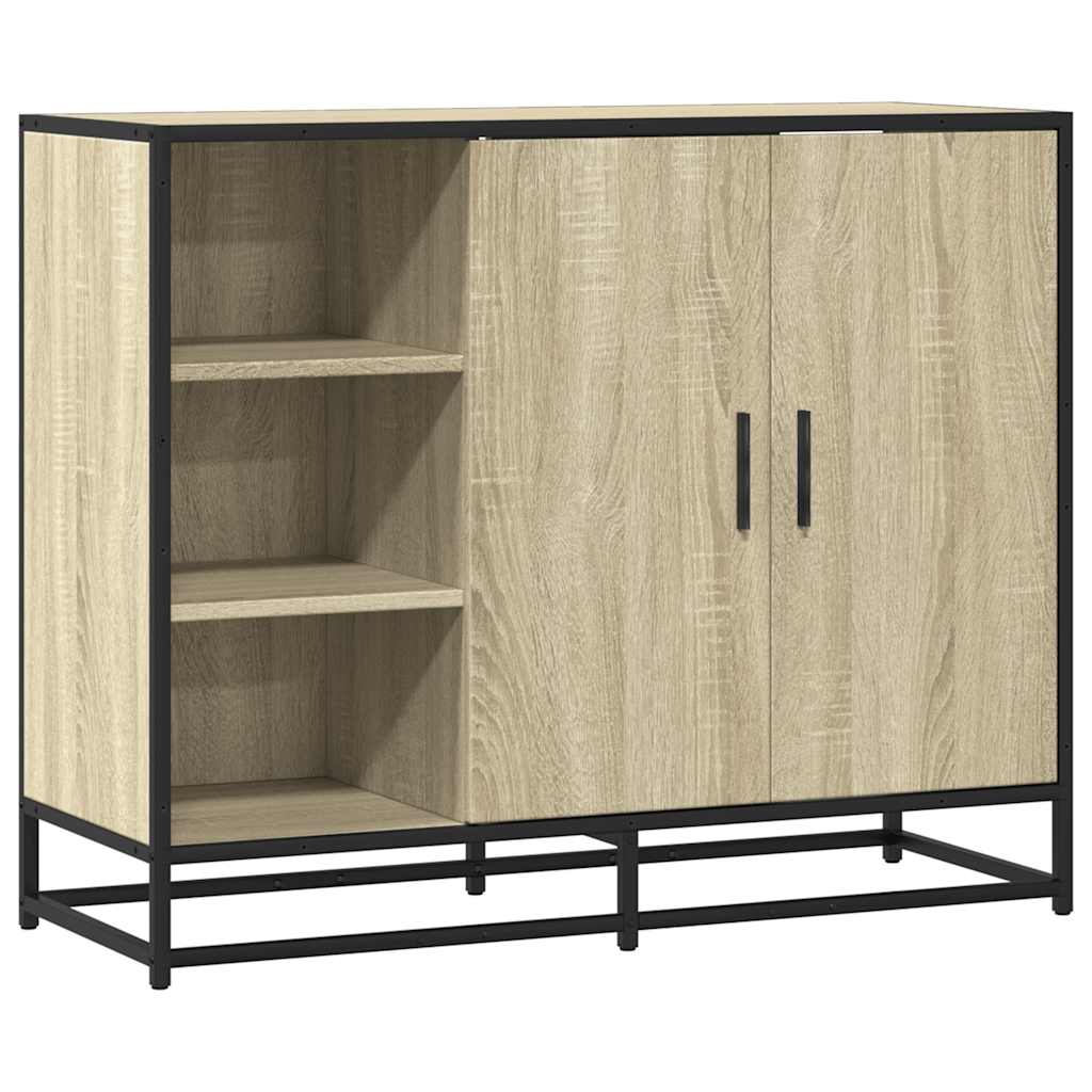 Komoda sonoma hrast 92x35x76 cm izrađeno drvo