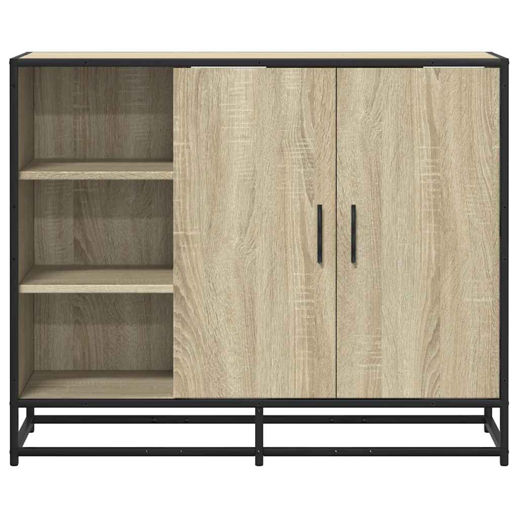 Komoda sonoma hrast 92x35x76 cm izrađeno drvo