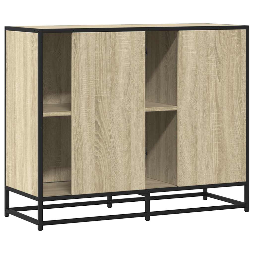 Komoda sonoma hrast 92x35x76 cm izrađeno drvo
