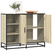 Komoda sonoma hrast 92x35x76 cm izrađeno drvo
