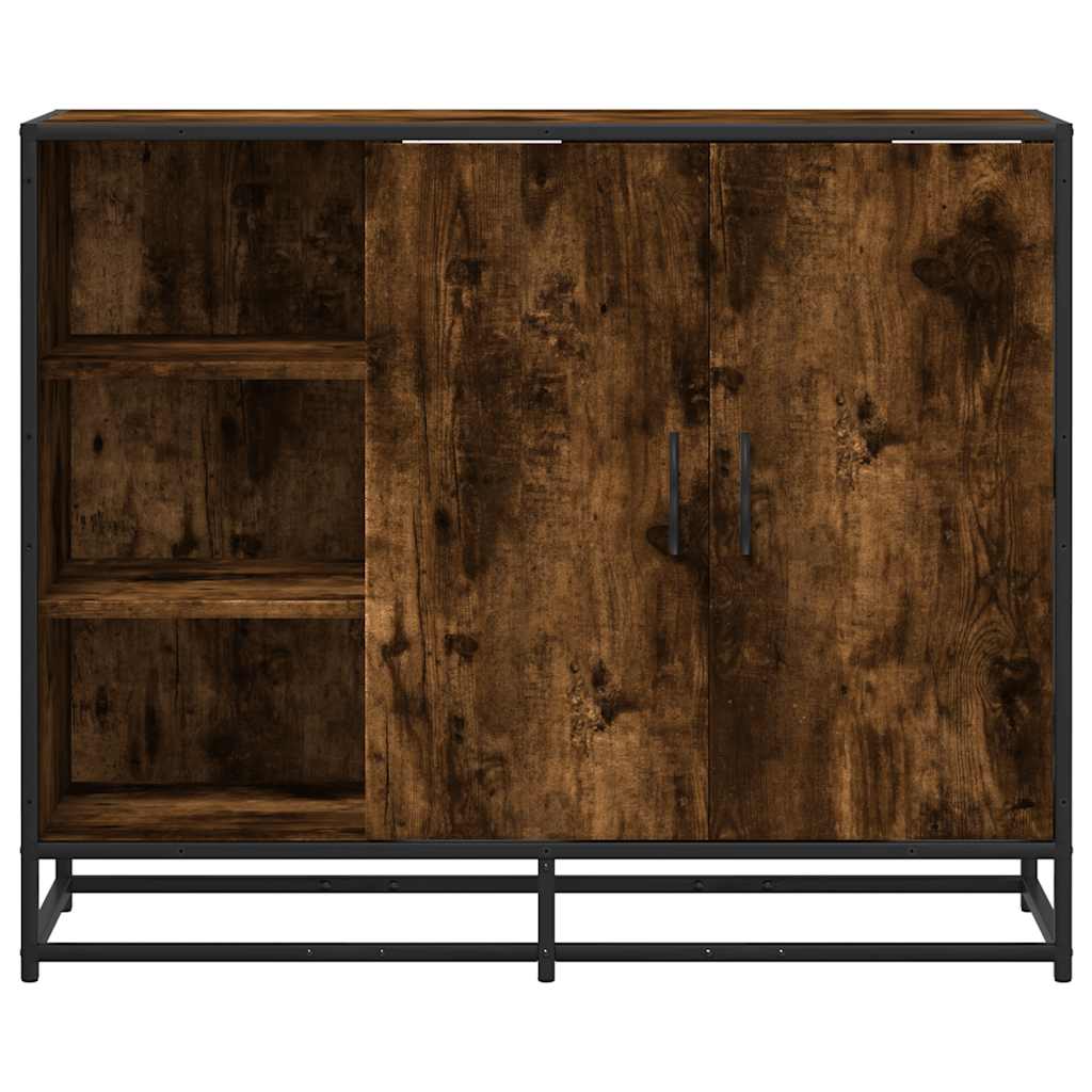 Komoda Siva Sonoma 92x35x76 cm Konstruirano drvo