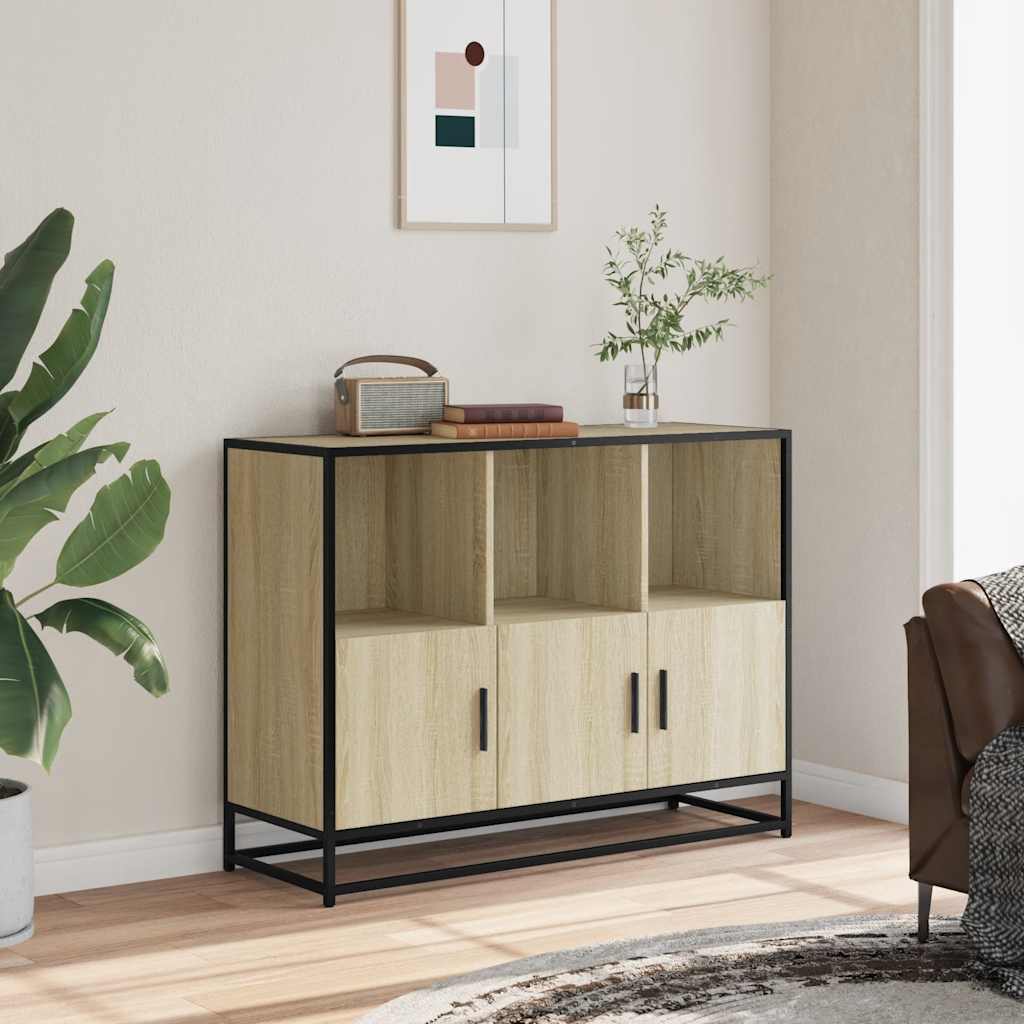 Komoda sonoma hrast 100x35x76 cm izrađeno drvo