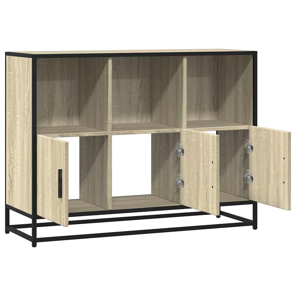 Komoda sonoma hrast 100x35x76 cm izrađeno drvo