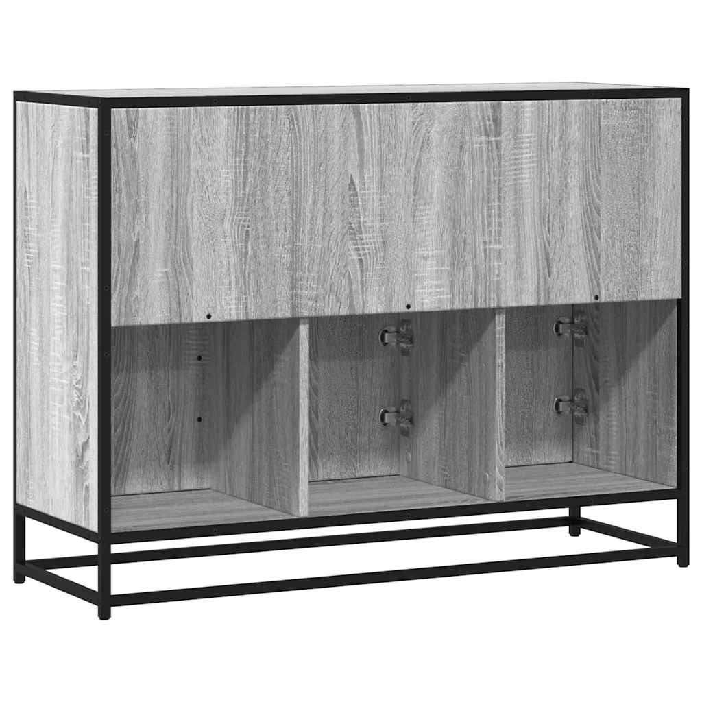 Komoda Siva Sonoma 100x35x76 cm Konstruirano drvo