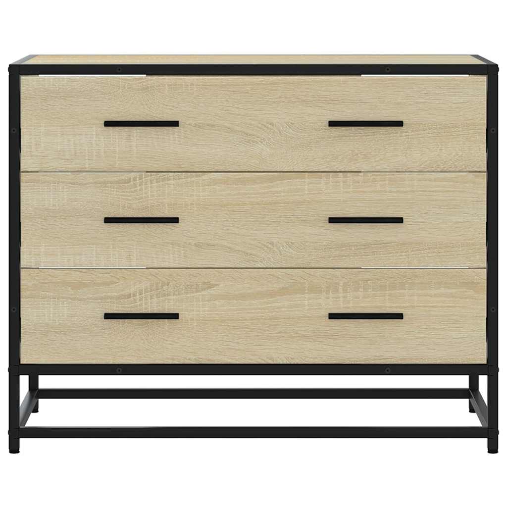 Ormar s ladicama sonoma hrast 70x41x56 cm izrađeno drvo