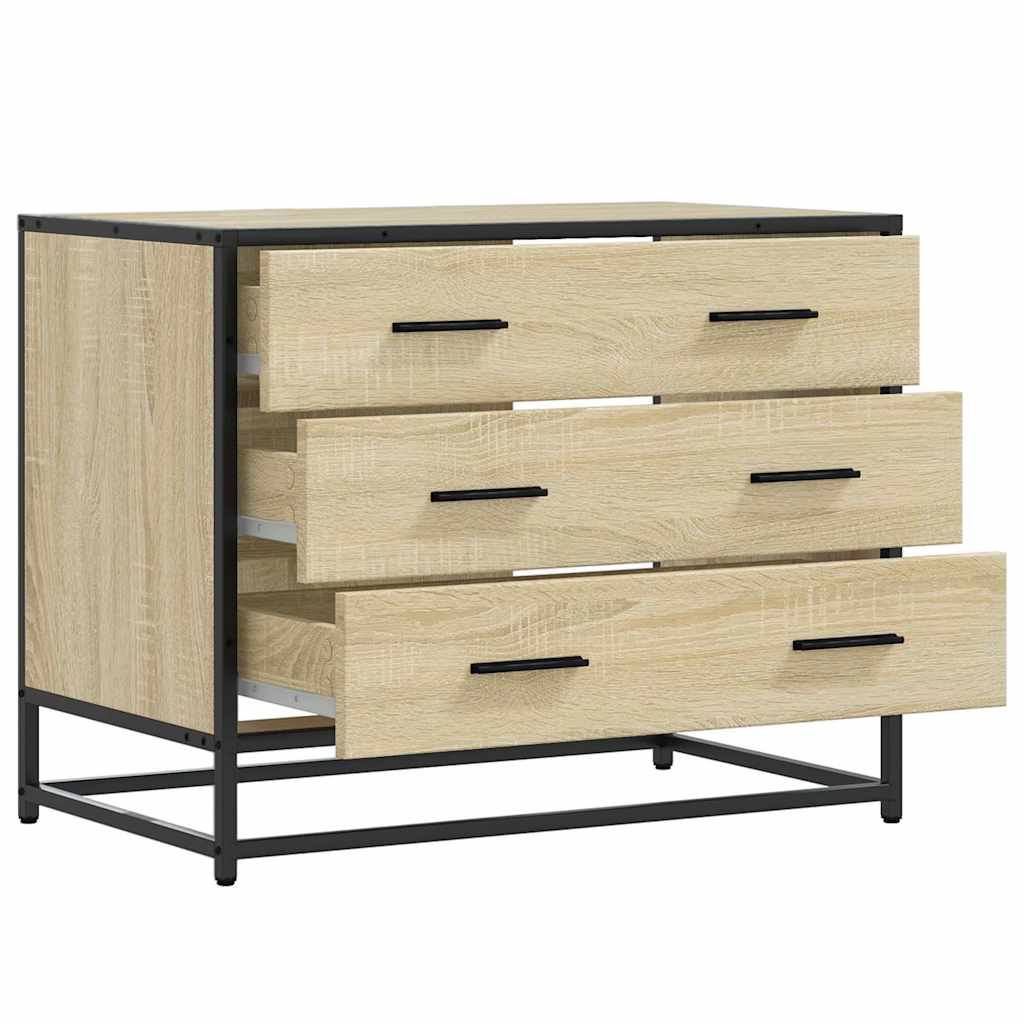 Ormar s ladicama sonoma hrast 70x41x56 cm izrađeno drvo