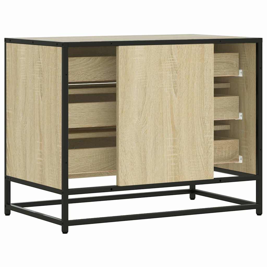 Ormar s ladicama sonoma hrast 70x41x56 cm izrađeno drvo