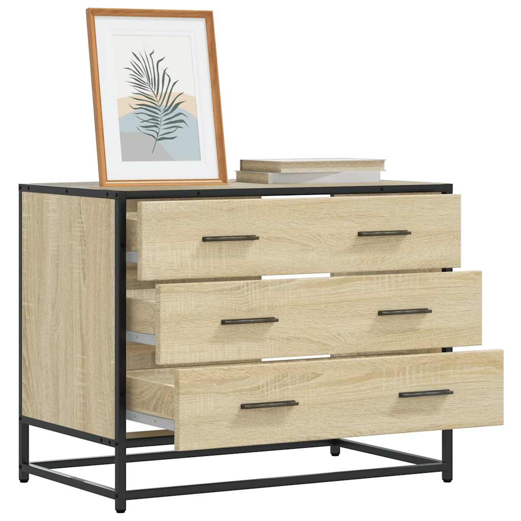 Ormar s ladicama sonoma hrast 70x41x56 cm izrađeno drvo