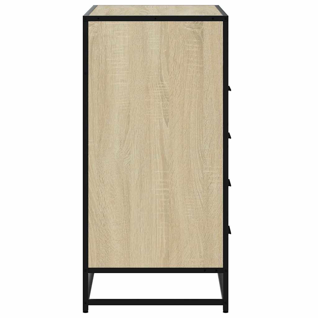 Ormar s ladicama sonoma hrast 70x41x83,5 cm izrađeno drvo