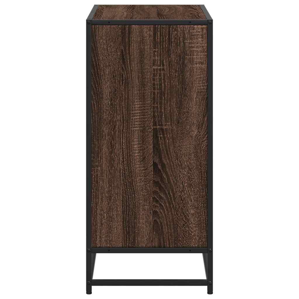 Ormar za knjige smeđi hrast 80,5x35x76 cm izrađeno drvo