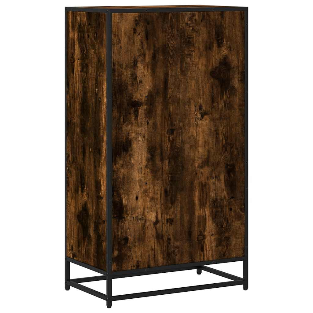 Ormar za knjige dimljeni hrast 60x35x107,5 cm konstruirano drvo