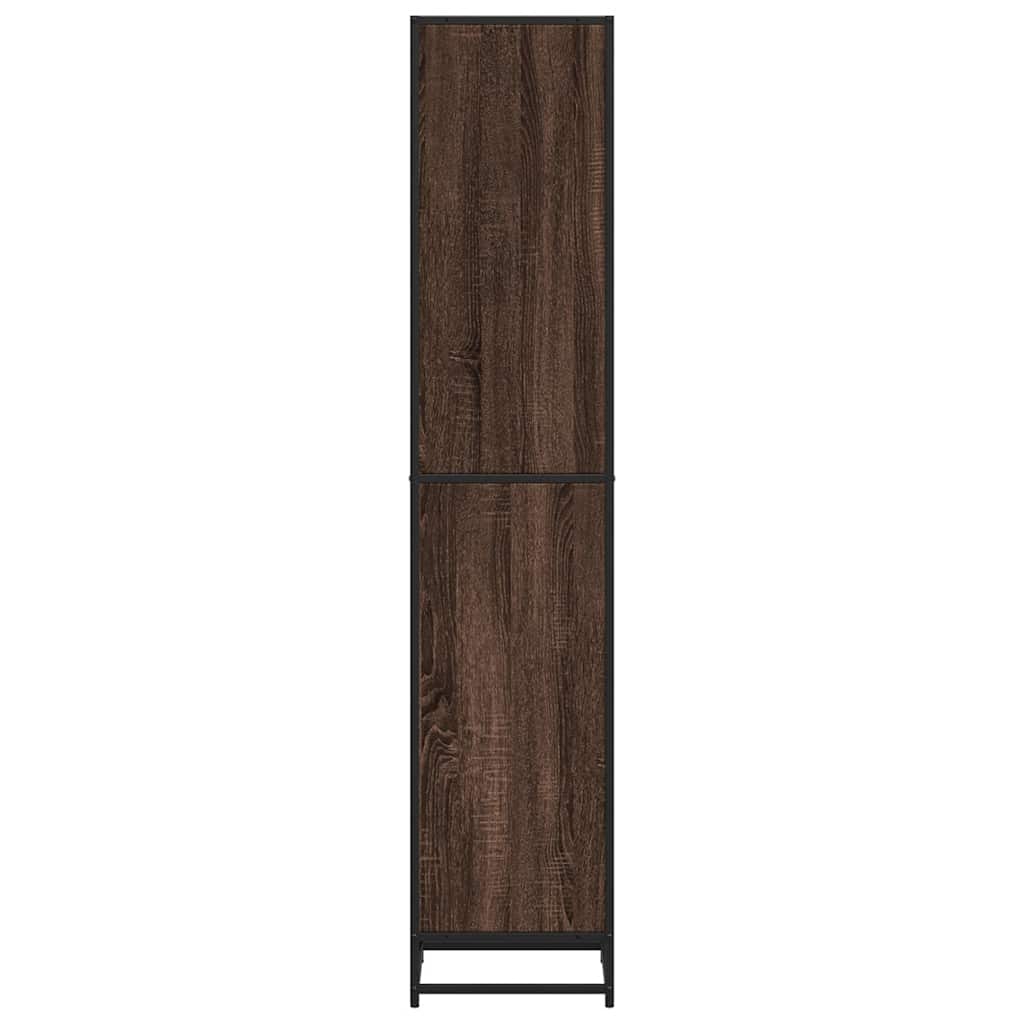Ormarić za knjige smeđi hrast 40x35x170,5 cm konstruirano drvo