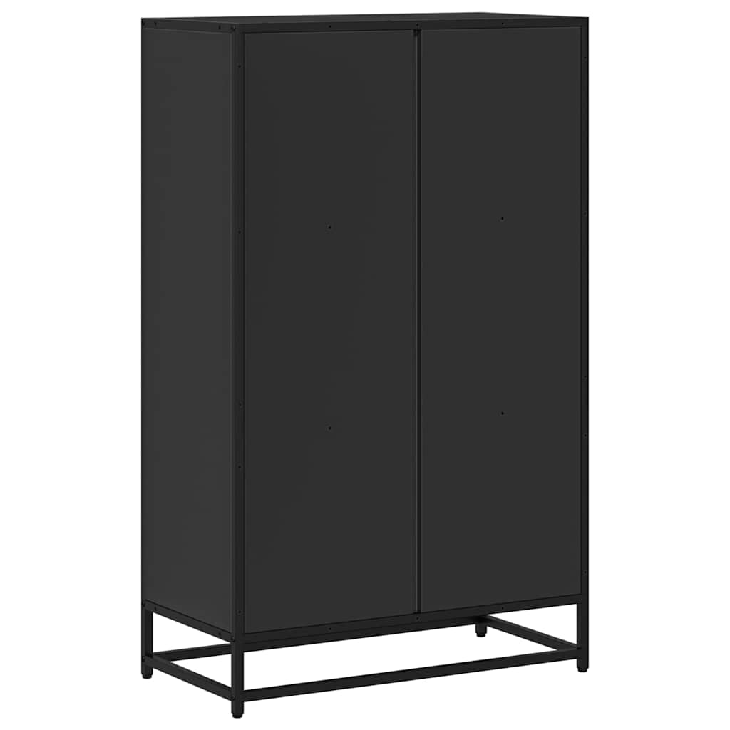 Ormar za knjige crni 65,5x33x107,5 cm izrađeno drvo