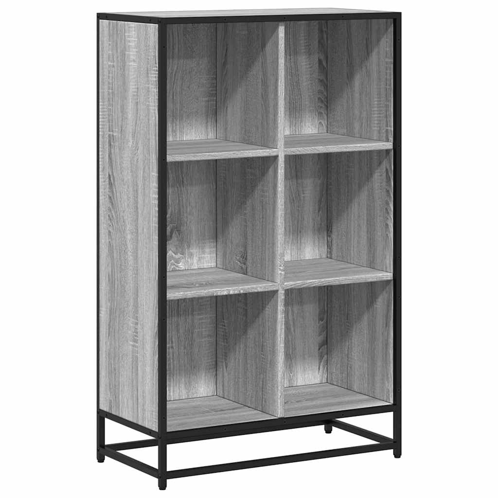 Ormar za knjige sivi sonoma 65,5x33x107,5 cm izrađeno drvo